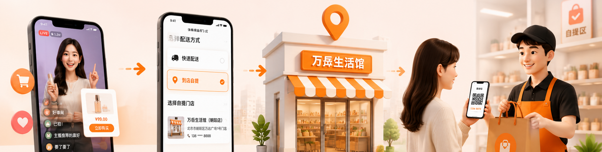 灵活自提